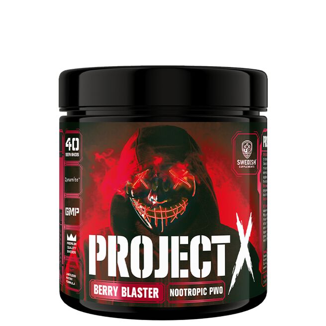 Project X Nootropic PWO 330 g Berry Blaster