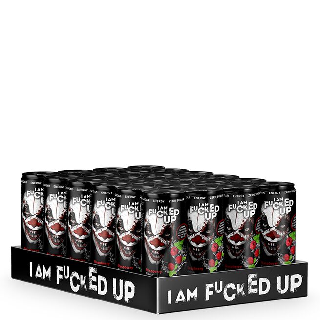 24 x I am F-cked Up PWO Drink, 330 ml Raspberry