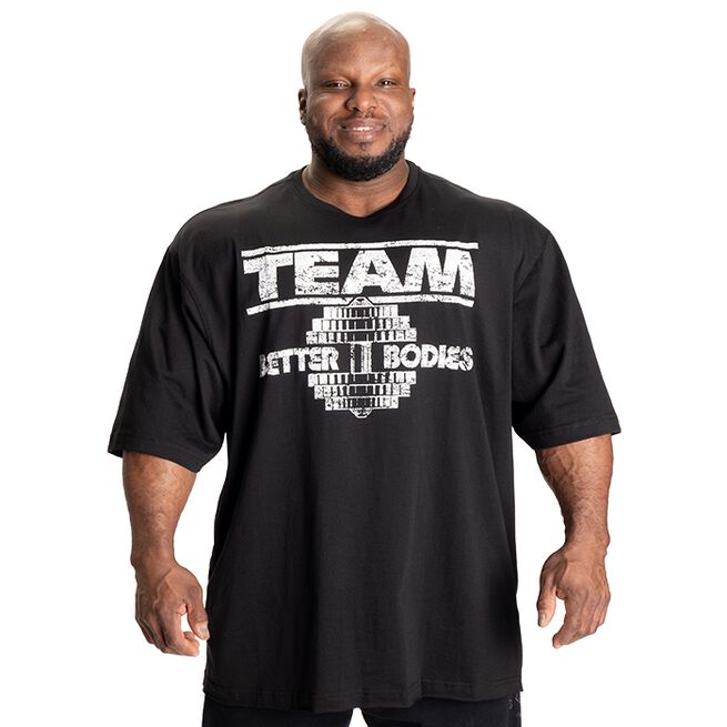 Team Pump Cover Iron Tee, Black