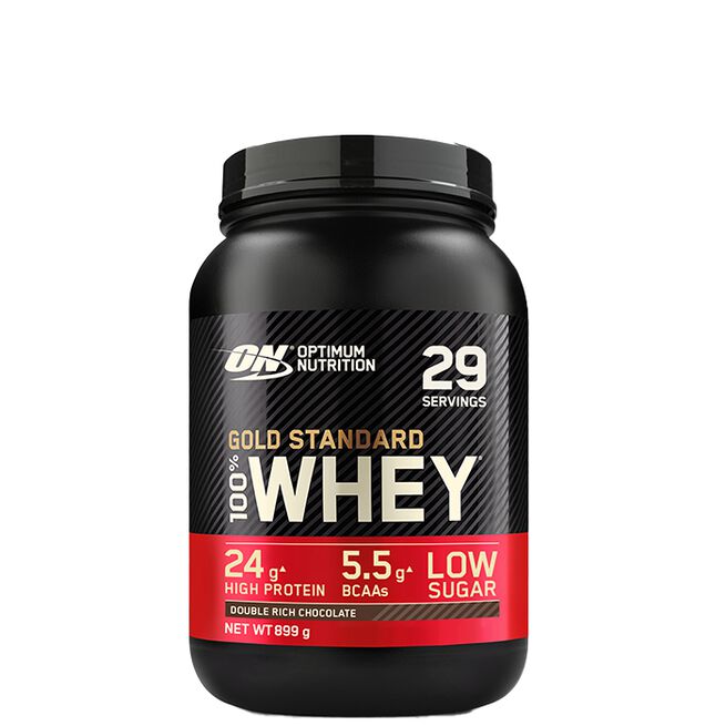 100% Whey Gold Standard Vassleprotein 908 g Double Rich Chocolate