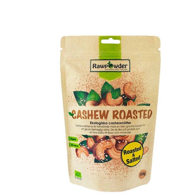 Ekologiska Cashewnötter Rostade Och Saltade 350 g Cashew