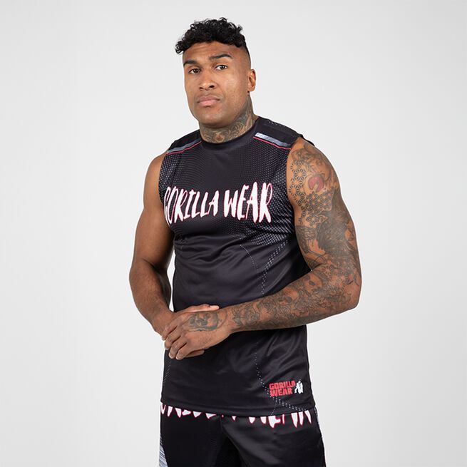 Clayton Träningslinne Svart Röd