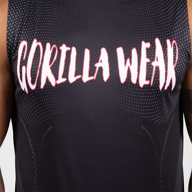 Clayton Träningslinne Svart Röd