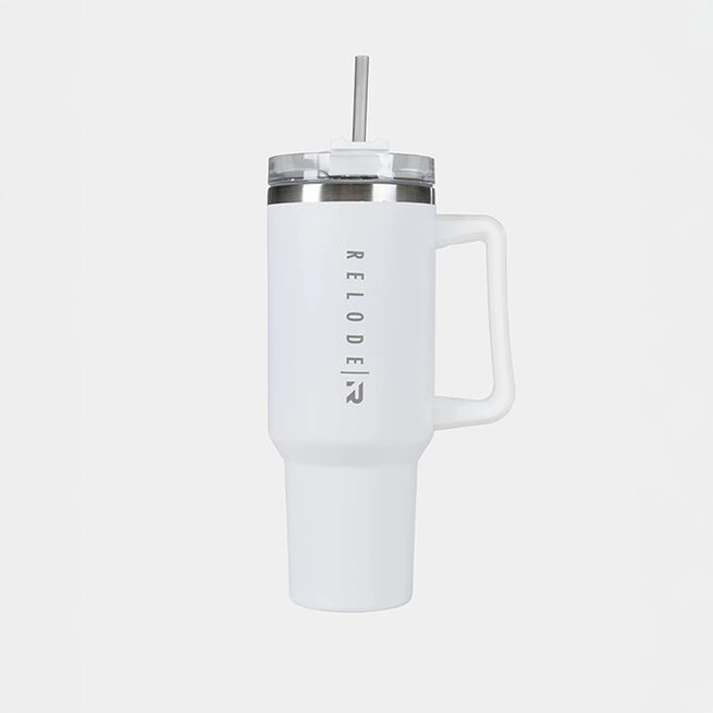 Clean Tumbler Vattenflaska Rostfritt Stål 1200 ml Vit