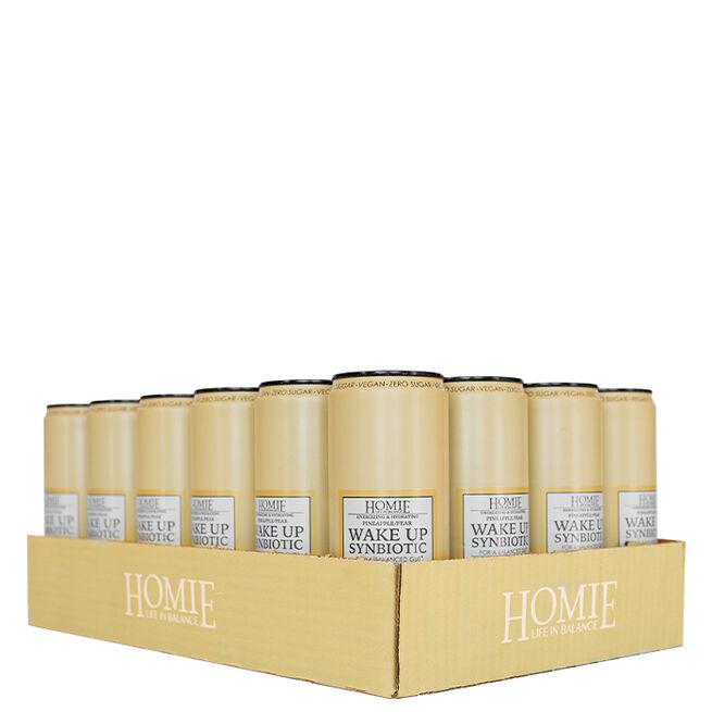 24 x Wake Up Synbiotic Funktionsdryck 330 ml Pineapple/Pear