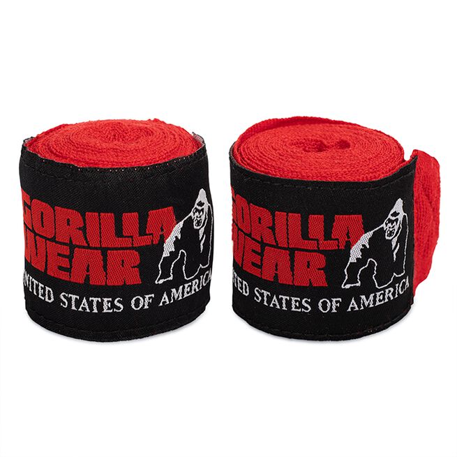 Boxing Hand Wraps, Red, 2,5 m 