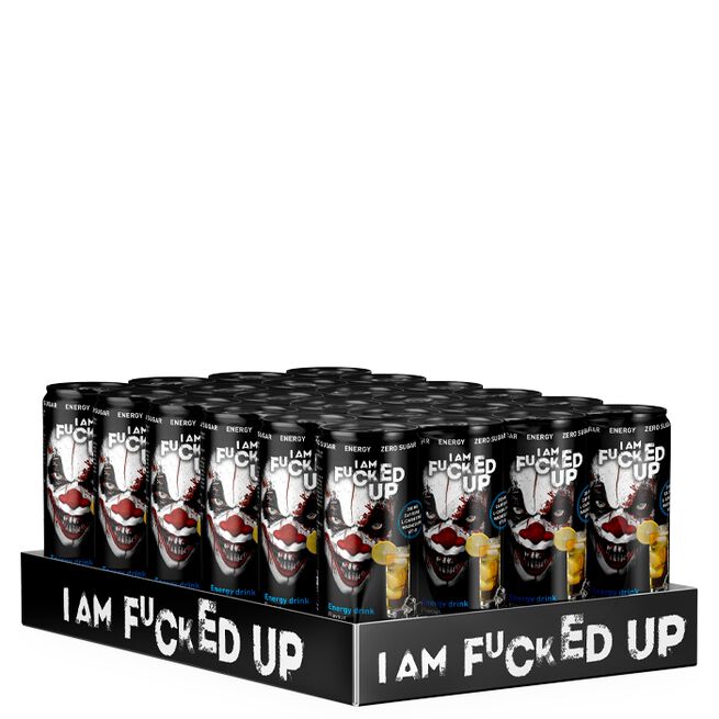24 x I am F-cked Up PWO Drink, 330 ml Energy Drink