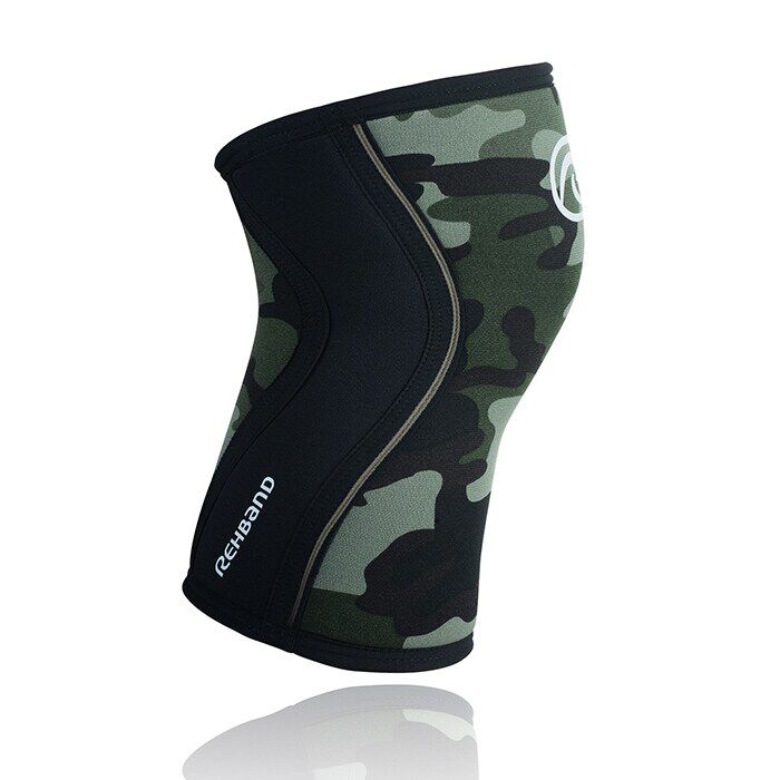 RX Kn&auml;skydd 7mm Camo/Svart