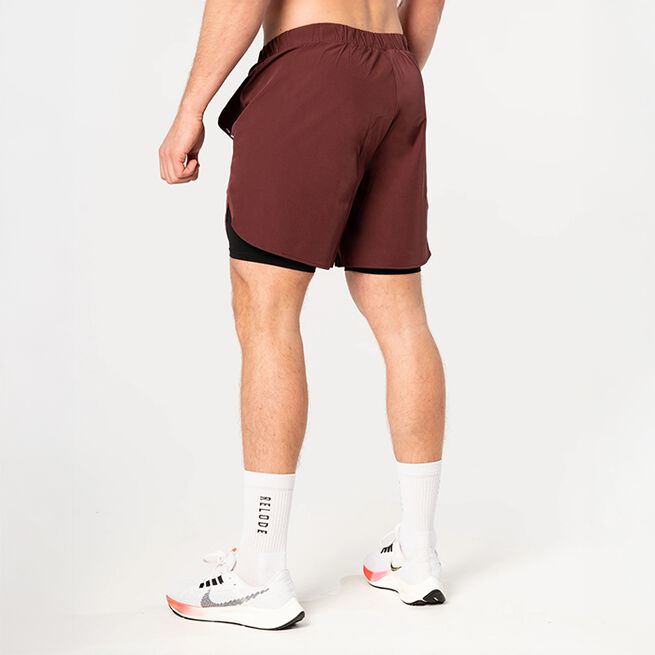 Unity Träningsshorts Vinröd