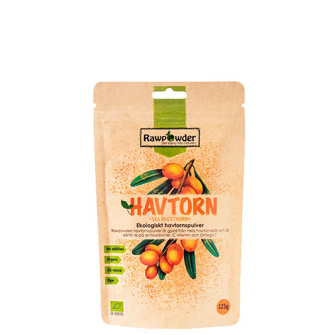 Havtornspulver EKO 125 g