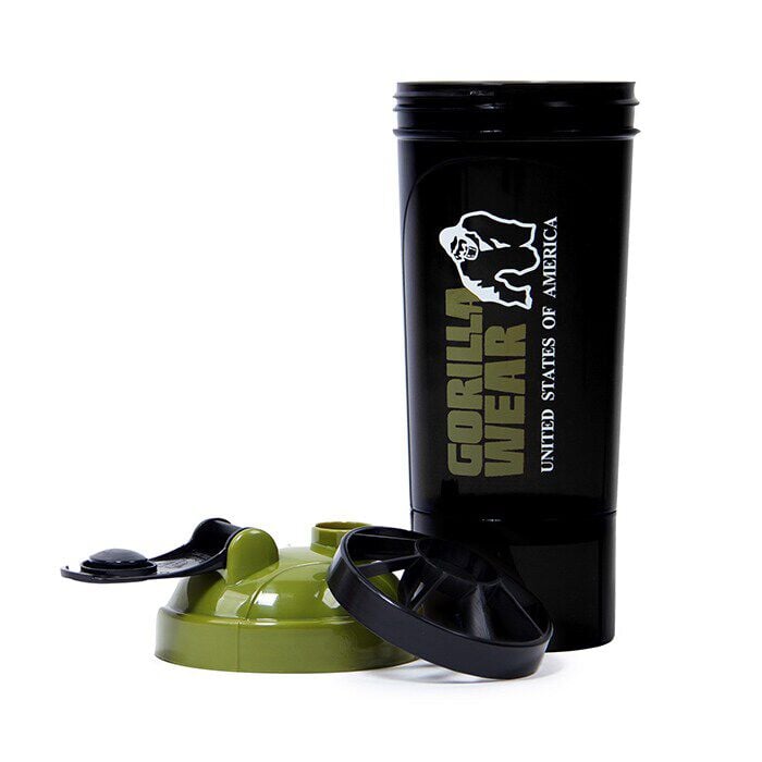 Shaker Compact Svart/Gr&ouml;n 400 ml + 100 ml