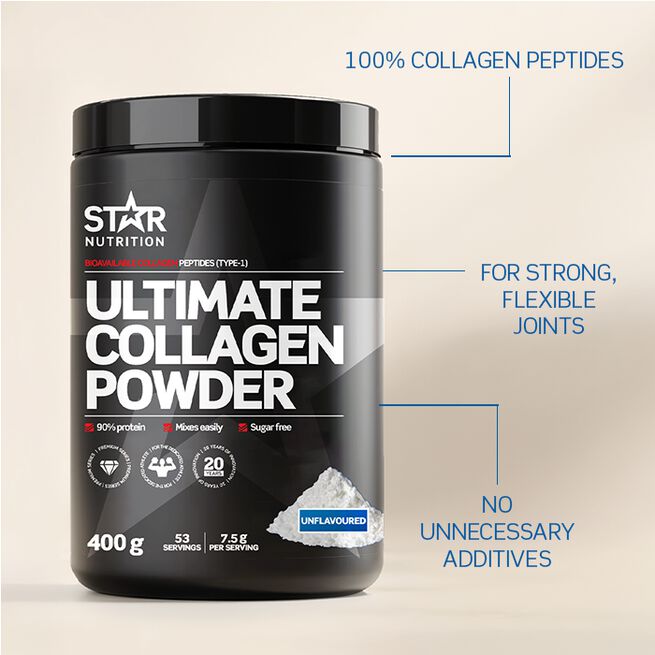 Ultimate Collagen Powder Kollagenpeptider 400 g Lemonade