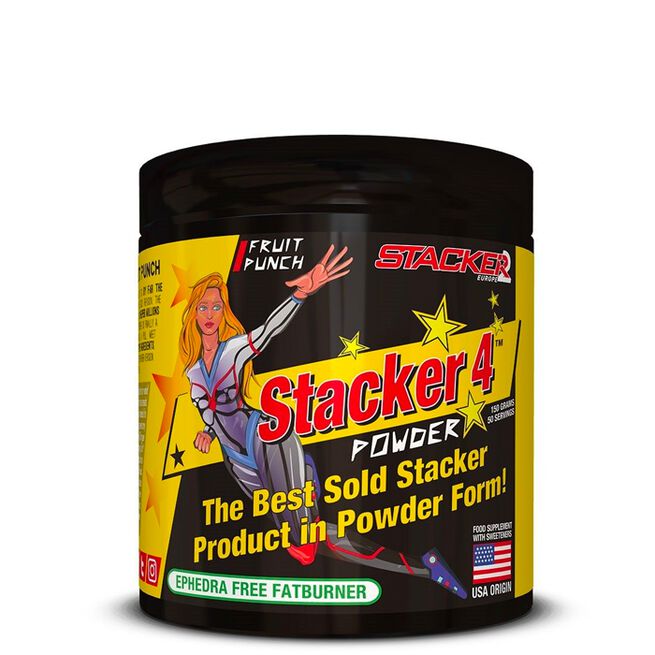 Stacker 4 Powder, 150 g, Fruit Punch 