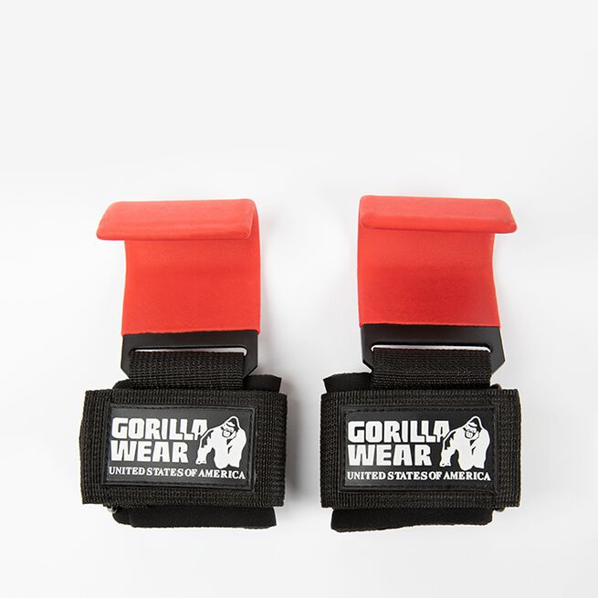 Weight Lifting Hooks Svart/Röd