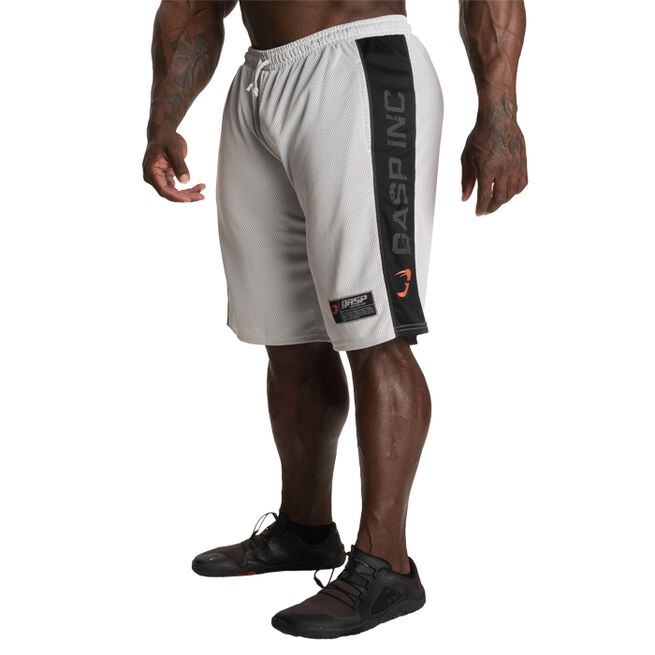No1 Mesh Shorts Vit Svart
