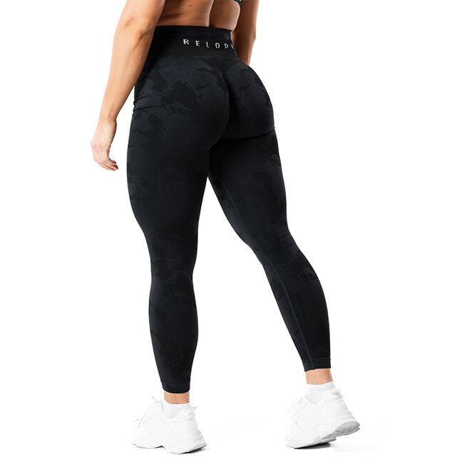 Prime Scrunch Camo Tights Svart