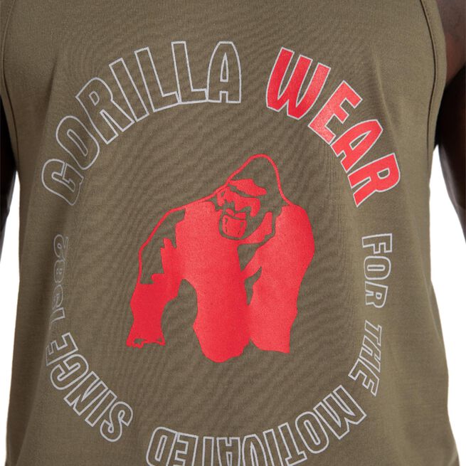 Lafayette Racerback Tank Top, Army Green