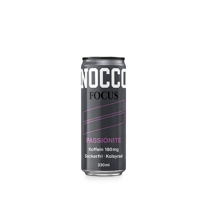 24 x NOCCO FOCUS, 330 ml, Passionite 2 kr pant Passionite