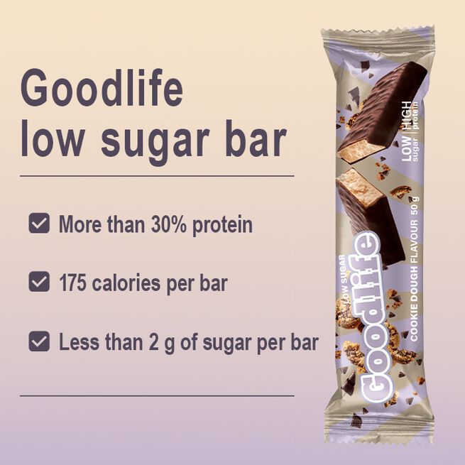 15 x Low Sugar Proteinbar 50 g Cookie Dough (NEW!)