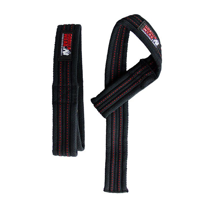 Hardcore Lifting Straps Svart/R&ouml;d