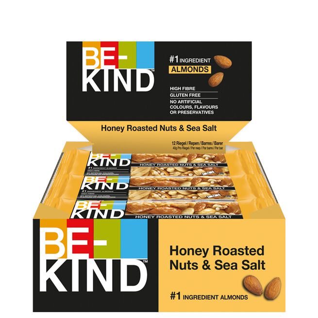 12 x Core Bar 40 g Honungsrostade Nötter & Havssalt Honey Roasted Nuts & Sea Salt