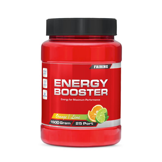 Energy Booster Kolhydratsladdning med Elektrolyter Apelsin/Lime 1500 g Orange/Lime