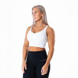 Relode Core V-Top, Vit, L  Core V-ringat Linne Vit