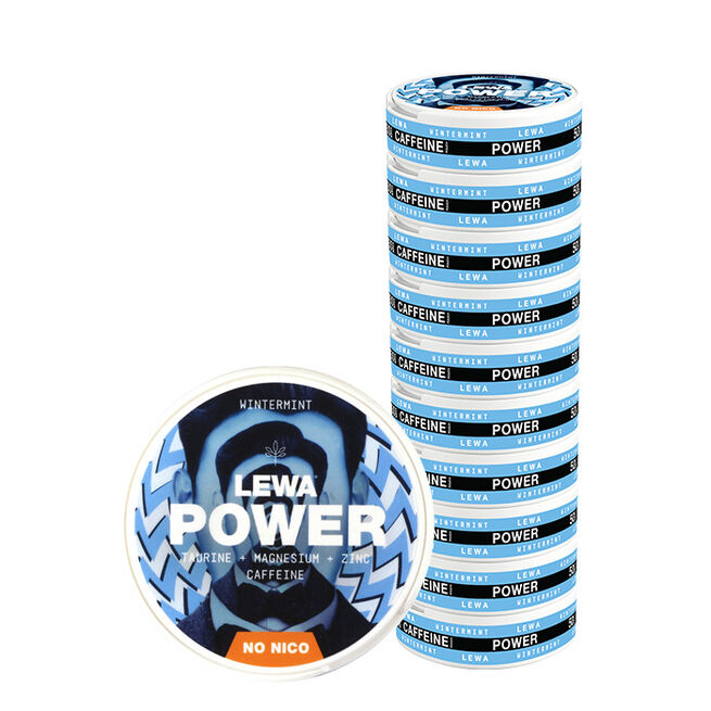 10 x LEWA Functional Snus POWER Wintermint
