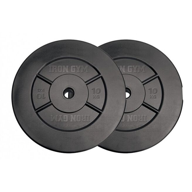 Viktskivor Paket 20 kg 25 mm 2 x 10 kg