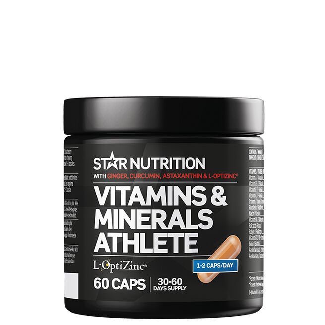 Ultimate Vitamins & Minerals Athlete 60 kapslar
