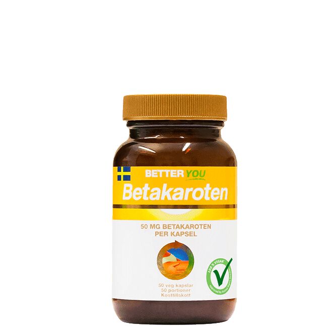 Betakaroten, 50 veg. kapslar Better You