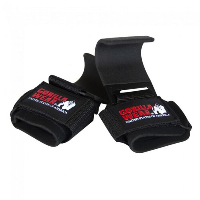 Weight Lifting Hooks Svart