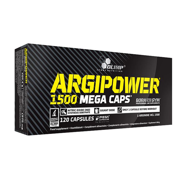ArgiPower 1500 Mega Caps L-arginin Kapslar 120 st