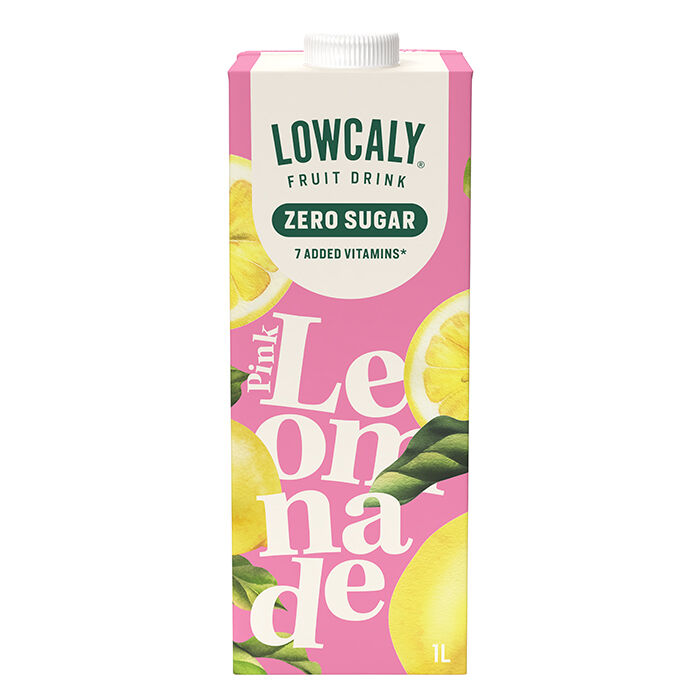 Lowcaly Fruktdryck 1000 ml pink_lemonade