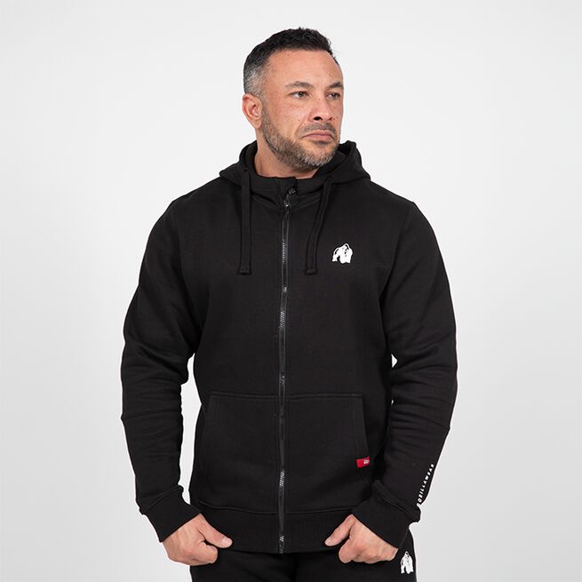 Leon Zip Huvtröja Svart