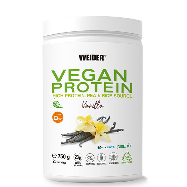 Veganskt Proteinpulver 750 g Vanilla