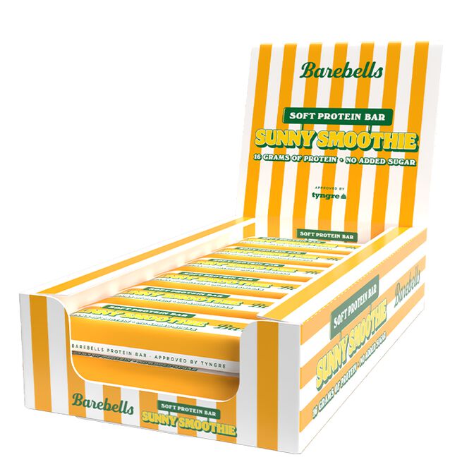 12 x Barebells Soft Proteinbar 55 g Sunny Smoothie