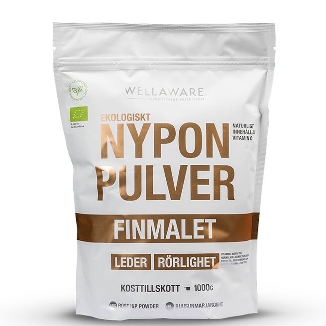 Wellaware Nypon Ekologiskt Finmald 1 kg