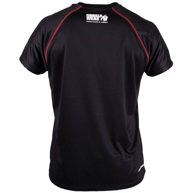 Performance Tee, Black/Red