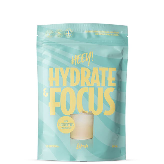 Hydrate & Focus Elektrolyter + Lions Mane Citron 240 g