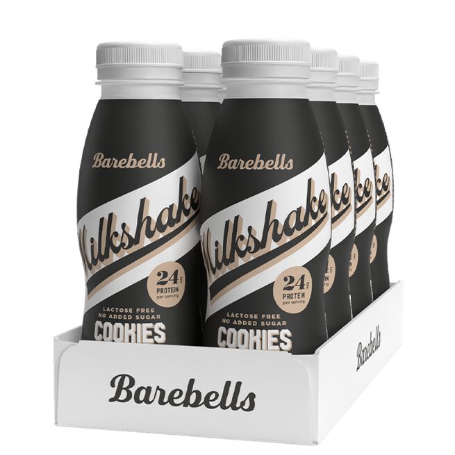 8 x Barebells Protein Milkshake, 330 ml Cookies & Cream