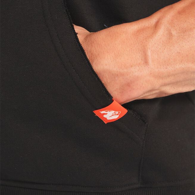 Marshall Sleeveless Hoodie, Black