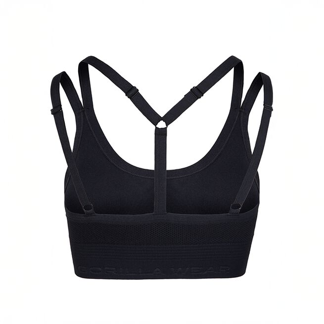 Whitney Sömlös Sport BH Svart