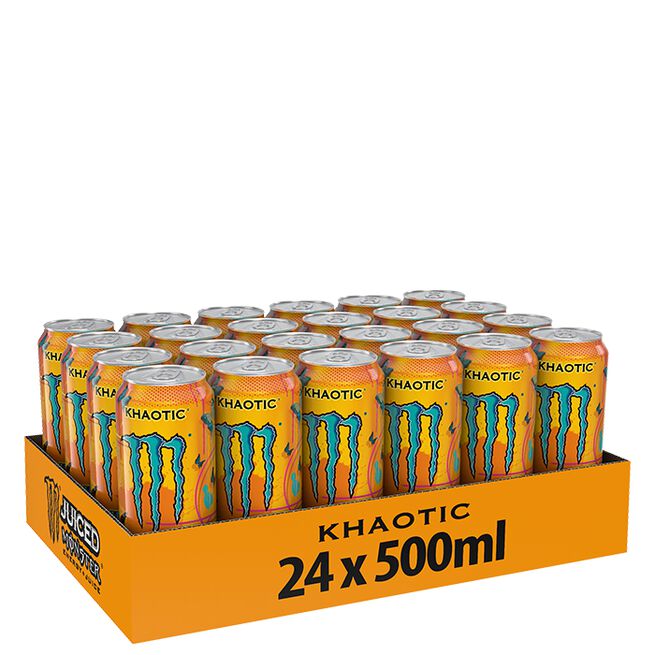 24 x Monster Energy Juiced 50 cl Khaotic