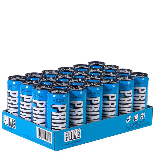 24 x Prime Energidryck 330 ml Blue Raspberry