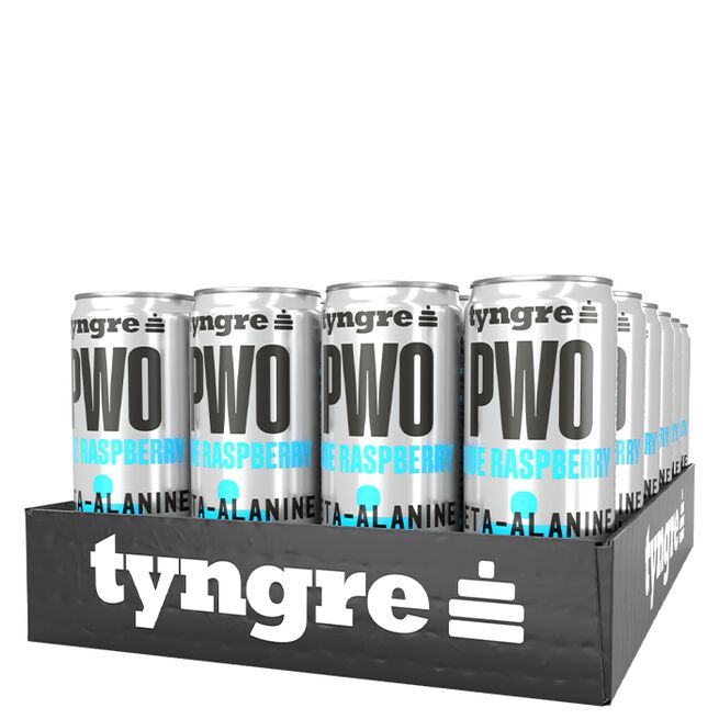 24 x Tyngre PWO 250 ml Blue Raspberry