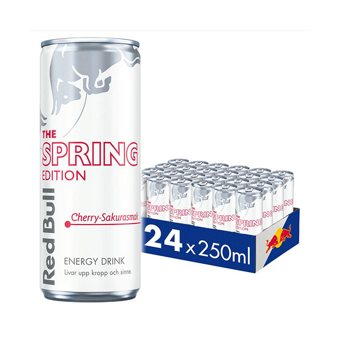24 x Red Bull Energidryck, 250 ml, Spring Edition 2026 2 kr pant Original