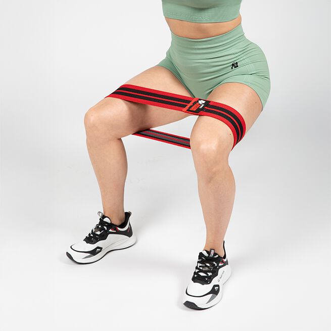 Glute Band 3 Pack Svart Röd Grå