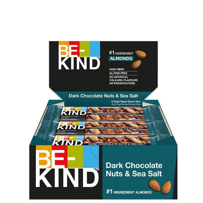 12 x Core Bar 40 g Mörk Choklad Nötter & Havssalt Dark Chocolate Nuts&Sea Salt