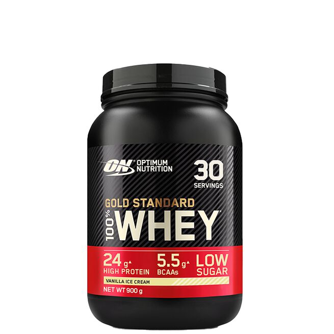 100% Whey Gold Standard Vassleprotein 908 g Vanilla Ice Cream